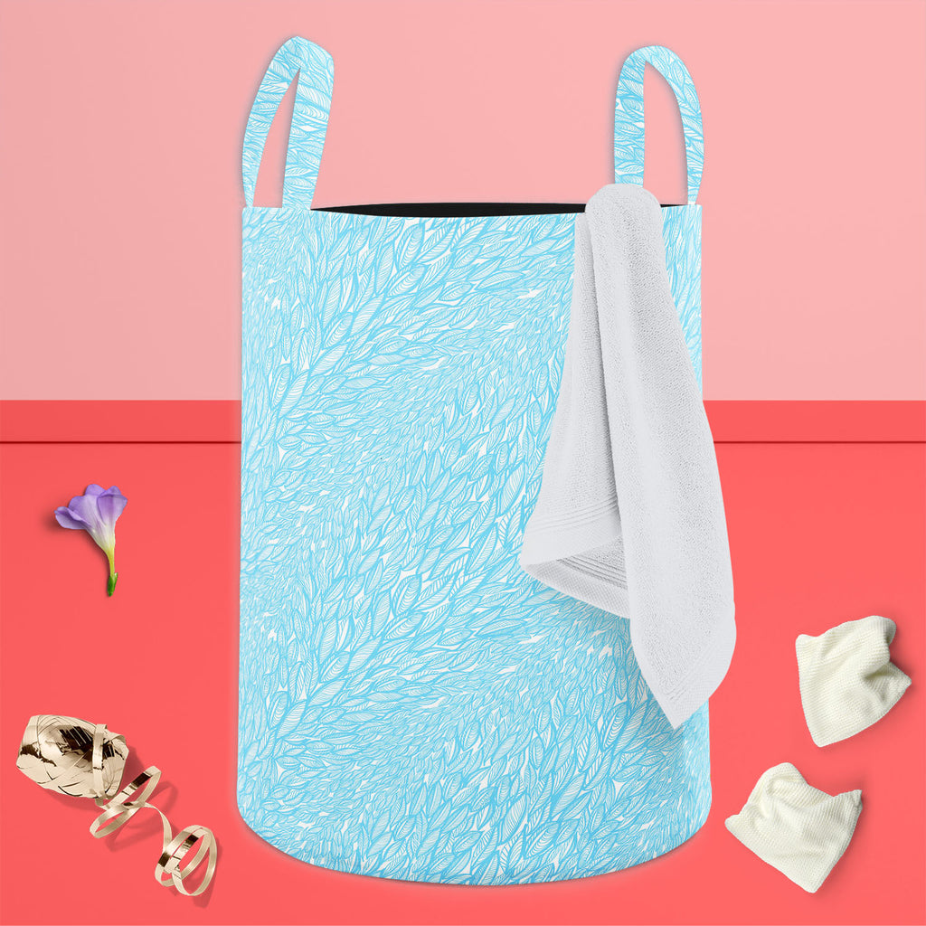 Flying Leaves D2 Foldable Open Storage Bin | Organizer Box, Toy Basket, Shelf Box, Laundry Bag | Canvas Fabric-Storage Bins-STR_BI_CB-IC 5007349 IC 5007349, Abstract Expressionism, Abstracts, Art and Paintings, Black and White, Botanical, Cities, City Views, Digital, Digital Art, Drawing, Fashion, Floral, Flowers, Graphic, Illustrations, Nature, Paintings, Patterns, Retro, Scenic, Semi Abstract, Signs, Signs and Symbols, Sketches, White, flying, leaves, d2, foldable, open, storage, bin, organizer, box, toy,