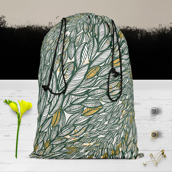 Flying Leaves D3 Reusable Sack Bag | Bag for Gym, Storage, Vegetable & Travel-Drawstring Sack Bags-SCK_FB_DS-IC 5007350 IC 5007350, Abstract Expressionism, Abstracts, Art and Paintings, Black, Black and White, Botanical, Cities, City Views, Digital, Digital Art, Drawing, Fashion, Floral, Flowers, Graphic, Illustrations, Nature, Paintings, Patterns, Retro, Scenic, Semi Abstract, Signs, Signs and Symbols, Sketches, White, flying, leaves, d3, reusable, sack, bag, for, gym, storage, vegetable, travel, cotton, c
