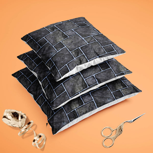 Black Mosaic Cushion Cover Throw Pillow-Cushion Covers-CUS_CV-IC 5007351 IC 5007351, Abstract Expressionism, Abstracts, Architecture, Black, Black and White, Check, Digital, Digital Art, Geometric, Geometric Abstraction, Graphic, Grid Art, Marble, Marble and Stone, Patterns, Semi Abstract, mosaic, cushion, cover, throw, pillow, case, for, sofa, living, room, cotton, canvas, fabric, ceramic, floor, abstract, background, bath, block, bright, brown, build, checks, construct, construction, cube, decor, glass, g