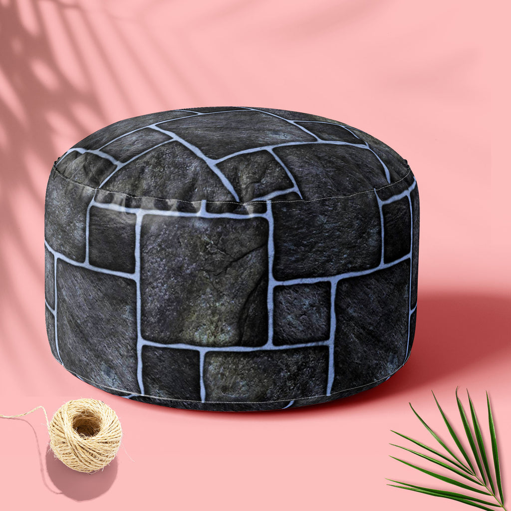 Black Mosaic Footstool Footrest Puffy Pouffe Ottoman Bean Bag | Canvas Fabric-Footstools-FST_CB_BN-IC 5007351 IC 5007351, Abstract Expressionism, Abstracts, Architecture, Black, Black and White, Check, Digital, Digital Art, Geometric, Geometric Abstraction, Graphic, Grid Art, Marble, Marble and Stone, Patterns, Semi Abstract, mosaic, footstool, footrest, puffy, pouffe, ottoman, bean, bag, canvas, fabric, ceramic, floor, abstract, background, bath, block, bright, brown, build, checks, construct, construction