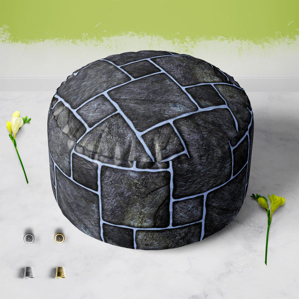 Black Mosaic Footstool Footrest Puffy Pouffe Ottoman Bean Bag | Canvas Fabric-Footstools-FST_CB_BN-IC 5007351 IC 5007351, Abstract Expressionism, Abstracts, Architecture, Black, Black and White, Check, Digital, Digital Art, Geometric, Geometric Abstraction, Graphic, Grid Art, Marble, Marble and Stone, Patterns, Semi Abstract, mosaic, footstool, footrest, puffy, pouffe, ottoman, bean, bag, floor, cushion, pillow, canvas, fabric, ceramic, abstract, background, bath, block, bright, brown, build, checks, constr