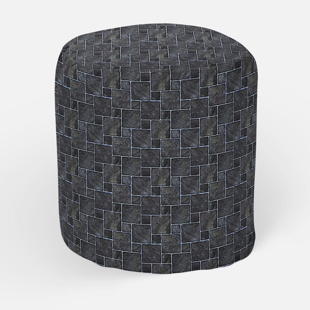 ArtzFolio Black Mosaic Puffy Pouffe Ottoman Footstool Footrest Bean Bag | Canvas Fabric-Pouffes & Ottomans-AZ5007351FST_RF_R-SP-Image Code 5007351 Vishnu Image Folio Pvt Ltd, IC 5007351, ArtzFolio, Pouffes & Ottomans, Abstract, Digital Art, black, mosaic, puffy, pouffe, ottoman, footstool, footrest, bean, bag, canvas, fabric, marble-stone, texture, high, res, floor pouf, long ottoman, square pouf, rattan ottoman, poufs and ottomans, rectangle ottoman, foldable ottoman, round footstool, pouf, round pouf, bea