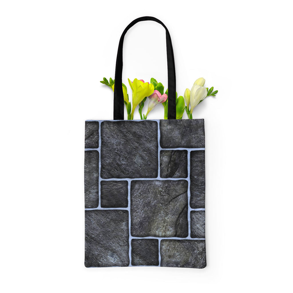 Black Mosaic Tote Bag Shoulder Purse | Multipurpose-Tote Bags Basic-TOT_FB_BS-IC 5007351 IC 5007351, Abstract Expressionism, Abstracts, Architecture, Black, Black and White, Check, Digital, Digital Art, Geometric, Geometric Abstraction, Graphic, Grid Art, Marble, Marble and Stone, Patterns, Semi Abstract, mosaic, tote, bag, shoulder, purse, multipurpose, ceramic, floor, abstract, background, bath, block, bright, brown, build, checks, construct, construction, cube, decor, glass, glassy, glossy, grid, grout, 