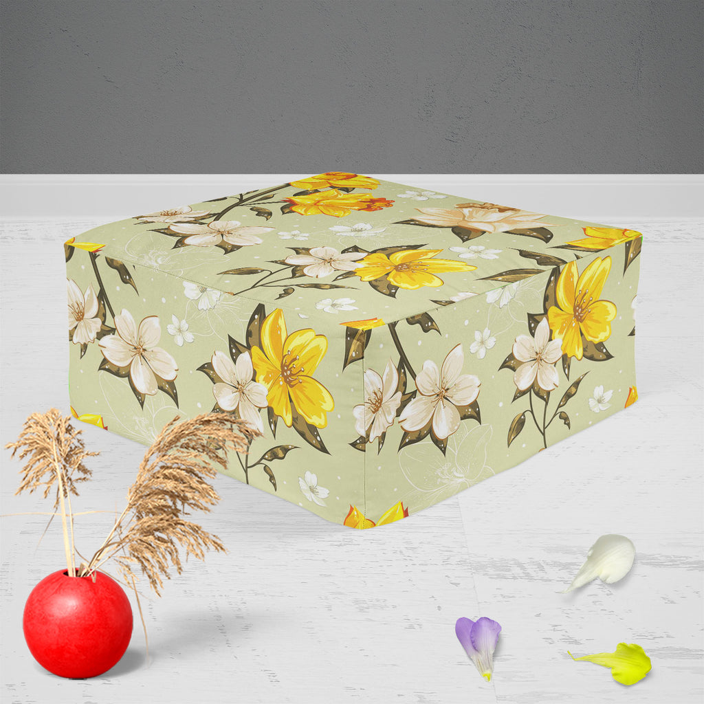 Dotted Lineart Footstool Footrest Puffy Pouffe Ottoman Bean Bag | Canvas Fabric-Footstools-FST_CB_BN-IC 5007352 IC 5007352, Abstract Expressionism, Abstracts, Ancient, Art and Paintings, Botanical, Decorative, Dots, Drawing, Festivals and Occasions, Festive, Floral, Flowers, Historical, Illustrations, Medieval, Nature, Patterns, Retro, Scenic, Semi Abstract, Signs, Signs and Symbols, Sketches, Symbols, Vintage, dotted, lineart, footstool, footrest, puffy, pouffe, ottoman, bean, bag, canvas, fabric, pattern,