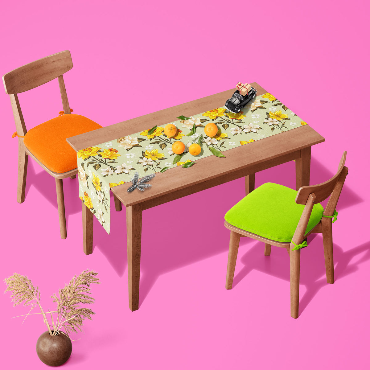 Dotted Lineart Table Runner – ArtzFolio.com