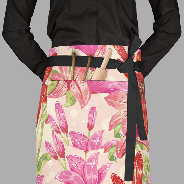 Dots & Leaves Apron | Adjustable, Free Size & Waist Tiebacks-Aprons Waist to Feet-APR_WS_FT-IC 5007353 IC 5007353, Abstract Expressionism, Abstracts, Ancient, Art and Paintings, Botanical, Decorative, Dots, Drawing, Festivals and Occasions, Festive, Floral, Flowers, Historical, Illustrations, Medieval, Nature, Patterns, Retro, Scenic, Semi Abstract, Signs, Signs and Symbols, Sketches, Symbols, Vintage, leaves, full-length, waist, to, feet, apron, poly-cotton, fabric, adjustable, tiebacks, abstract, art, bac