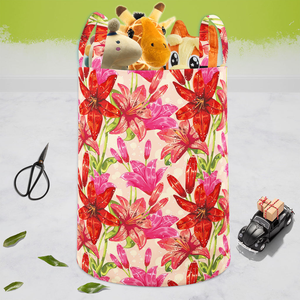 Dots & Leaves Foldable Open Storage Bin | Organizer Box, Toy Basket, Shelf Box, Laundry Bag | Canvas Fabric-Storage Bins-STR_BI_CB-IC 5007353 IC 5007353, Abstract Expressionism, Abstracts, Ancient, Art and Paintings, Botanical, Decorative, Dots, Drawing, Festivals and Occasions, Festive, Floral, Flowers, Historical, Illustrations, Medieval, Nature, Patterns, Retro, Scenic, Semi Abstract, Signs, Signs and Symbols, Sketches, Symbols, Vintage, leaves, foldable, open, storage, bin, organizer, box, toy, basket, 