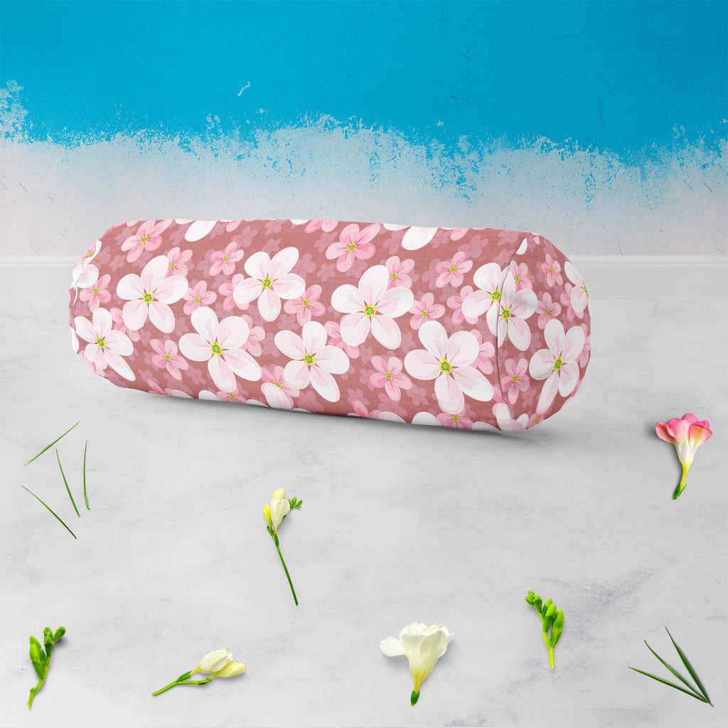 Cherry Blossoms D2 Bolster Cover Booster Cases | Concealed Zipper Opening-Bolster Covers-BOL_CV_ZP-IC 5007354 IC 5007354, Black and White, Botanical, Decorative, Floral, Flowers, Illustrations, Nature, Patterns, Scenic, Seasons, Signs, Signs and Symbols, White, cherry, blossoms, d2, bolster, cover, booster, cases, concealed, zipper, opening, background, seamless, texture, pattern, beautiful, beauty, bloom, blooming, blossom, decoration, design, element, fabric, flora, flower, illustration, natural, ornate, 