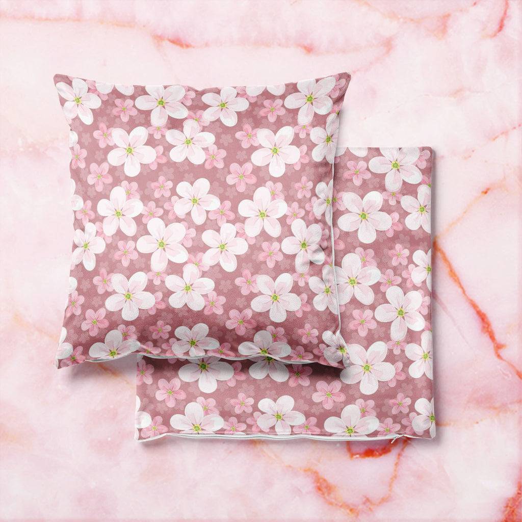 Cherry Blossoms D2 Cushion Cover Throw Pillow-Cushion Covers-CUS_CV-IC 5007354 IC 5007354, Black and White, Botanical, Decorative, Floral, Flowers, Illustrations, Nature, Patterns, Scenic, Seasons, Signs, Signs and Symbols, White, cherry, blossoms, d2, cushion, cover, throw, pillow, background, seamless, texture, pattern, beautiful, beauty, bloom, blooming, blossom, decoration, design, element, fabric, flora, flower, illustration, natural, ornate, petal, pink, plant, purple, repeat, sakura, season, silhouet