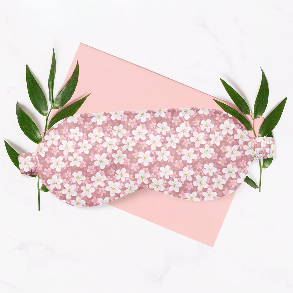 Cherry Blossoms Sleeping Eye Pad Blackout Eye Cover | Soft Anti-Allergic Eco-Friendly Natural Mulberry Silk Fabric-Sleep Masks-MSK_SL_BS-IC 5007354 IC 5007354, Black and White, Botanical, Decorative, Floral, Flowers, Illustrations, Nature, Patterns, Scenic, Seasons, Signs, Signs and Symbols, White, cherry, blossoms, sleeping, eye, pad, blackout, cover, soft, anti-allergic, eco-friendly, natural, satin, silk, fabric, background, seamless, texture, pattern, beautiful, beauty, bloom, blooming, blossom, decorat