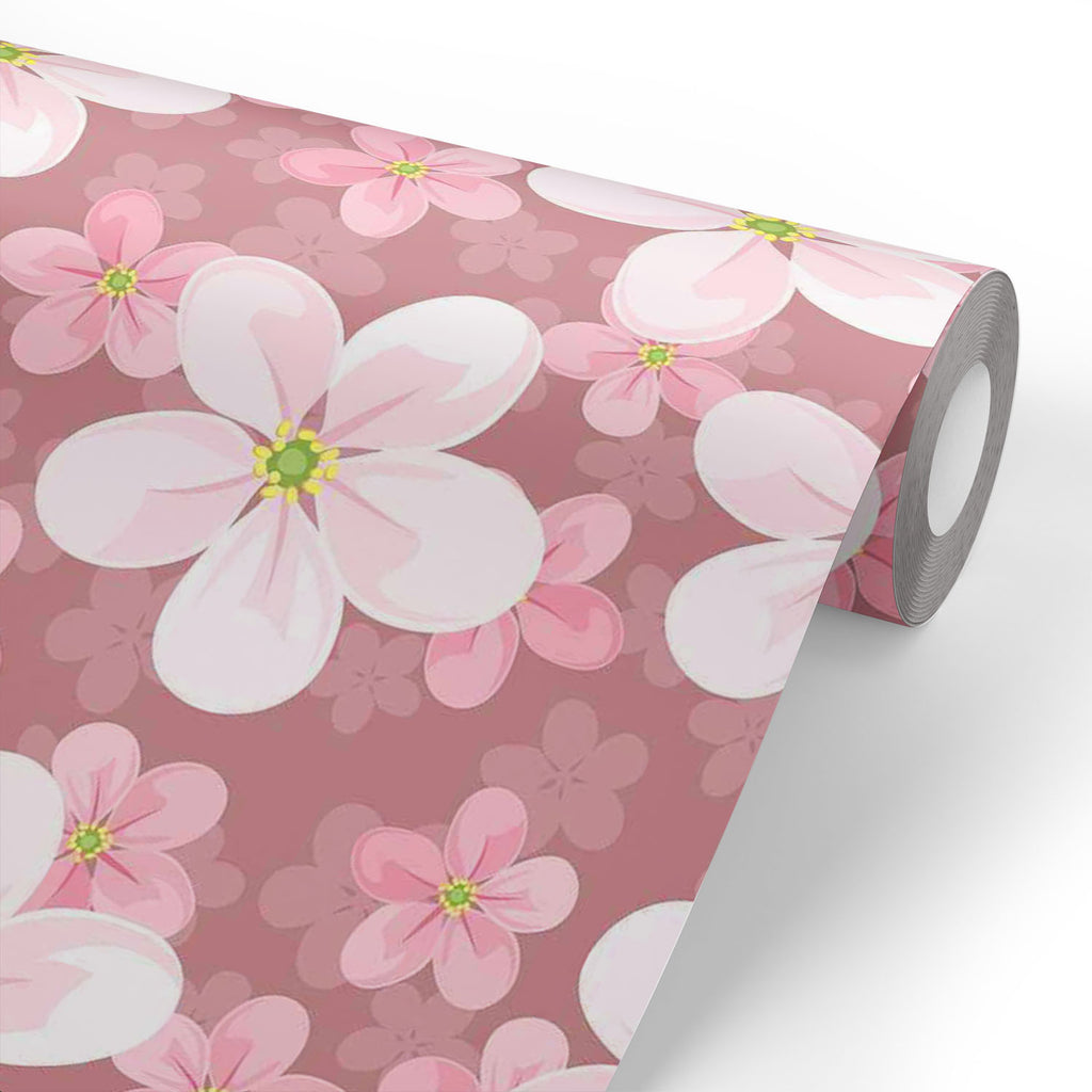 Cherry Blossoms Wallpaper Roll-Wallpapers Peel & Stick-WAL_PA-IC 5007354 IC 5007354, Black and White, Botanical, Decorative, Floral, Flowers, Illustrations, Nature, Patterns, Scenic, Seasons, Signs, Signs and Symbols, White, cherry, blossoms, wallpaper, roll, background, seamless, texture, pattern, beautiful, beauty, bloom, blooming, blossom, decoration, design, element, fabric, flora, flower, illustration, natural, ornate, petal, pink, plant, purple, repeat, sakura, season, silhouette, spring, style, texti