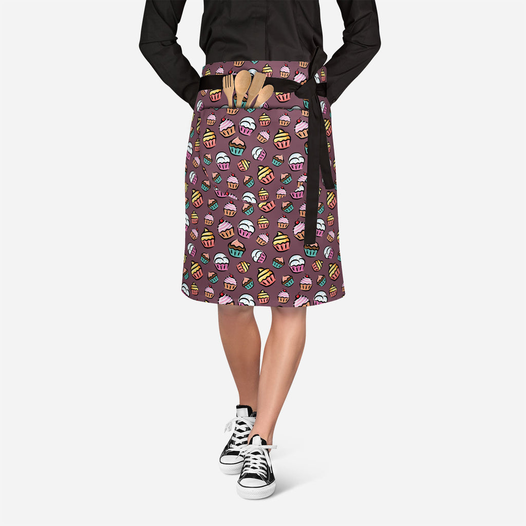Cupcake Apron | Adjustable, Free Size & Waist Tiebacks-Apron Waist to Feet-APR_WS_KN-IC 5007355 IC 5007355, Ancient, Animated Cartoons, Art and Paintings, Caricature, Cartoons, Cuisine, Digital, Digital Art, Drawing, Food, Food and Beverage, Food and Drink, Graphic, Historical, Illustrations, Love, Medieval, Patterns, Retro, Romance, Signs, Signs and Symbols, Vintage, cupcake, apron, adjustable, free, size, waist, tiebacks, cupcakes, pattern, candy, backdrop, background, bake, cartoon, celebration, cherry, 