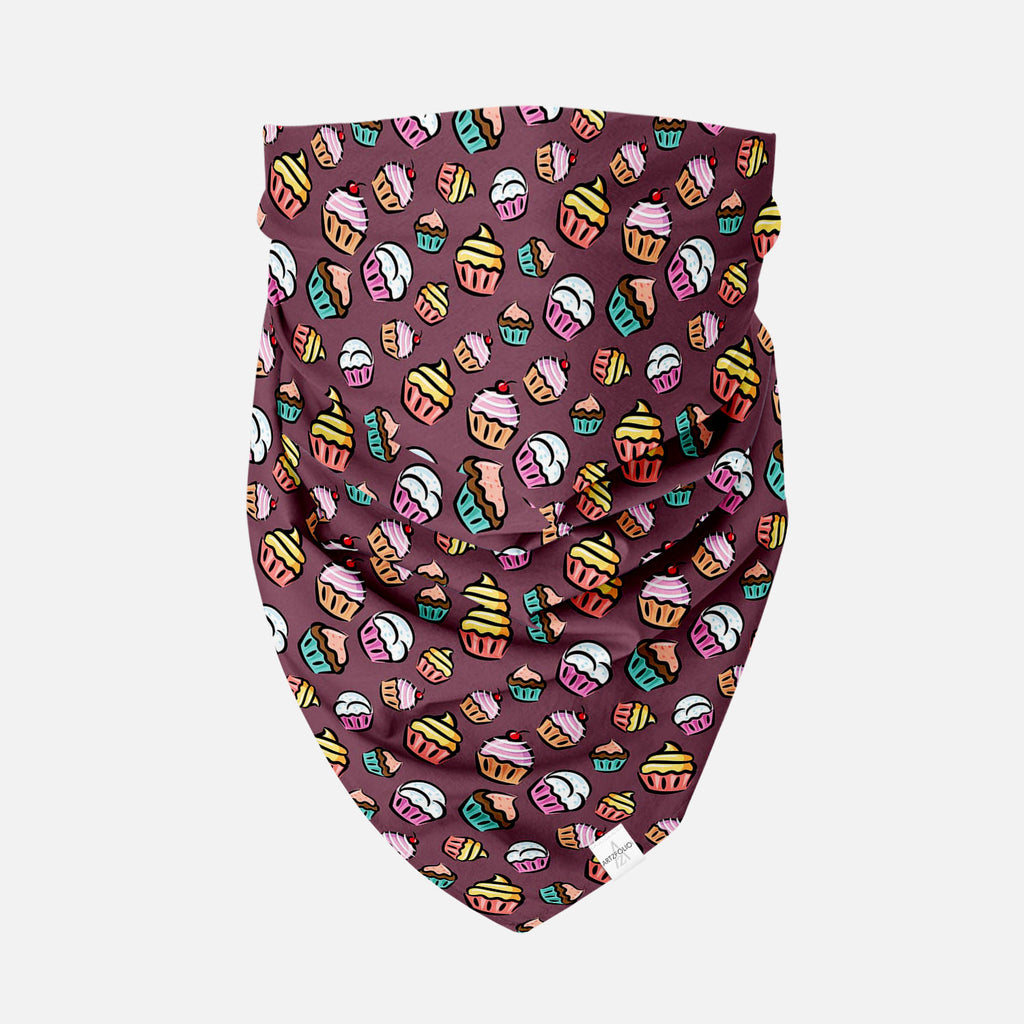 Cupcake Printed Bandana | Headband Headwear Wristband Balaclava | Unisex | Soft Poly Fabric-Bandanas-BND_FB_BS-IC 5007355 IC 5007355, Ancient, Animated Cartoons, Art and Paintings, Caricature, Cartoons, Cuisine, Digital, Digital Art, Drawing, Food, Food and Beverage, Food and Drink, Graphic, Historical, Illustrations, Love, Medieval, Patterns, Retro, Romance, Signs, Signs and Symbols, Vintage, cupcake, printed, bandana, headband, headwear, wristband, balaclava, unisex, soft, poly, fabric, cupcakes, pattern,