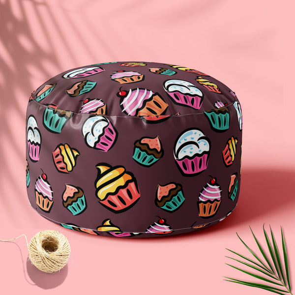 Cupcake D3 Footstool Footrest Puffy Pouffe Ottoman Bean Bag | Canvas Fabric-Footstools-FST_CB_BN-IC 5007355 IC 5007355, Ancient, Animated Cartoons, Art and Paintings, Caricature, Cartoons, Cuisine, Digital, Digital Art, Drawing, Food, Food and Beverage, Food and Drink, Graphic, Historical, Illustrations, Love, Medieval, Patterns, Retro, Romance, Signs, Signs and Symbols, Vintage, cupcake, d3, footstool, footrest, puffy, pouffe, ottoman, bean, bag, floor, cushion, pillow, canvas, fabric, cupcakes, pattern, c