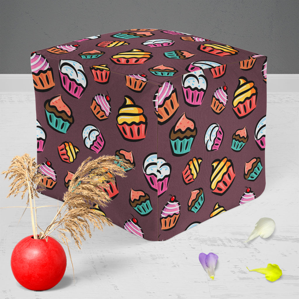 Cupcake D3 Footstool Footrest Puffy Pouffe Ottoman Bean Bag | Canvas Fabric-Footstools-FST_CB_BN-IC 5007355 IC 5007355, Ancient, Animated Cartoons, Art and Paintings, Caricature, Cartoons, Cuisine, Digital, Digital Art, Drawing, Food, Food and Beverage, Food and Drink, Graphic, Historical, Illustrations, Love, Medieval, Patterns, Retro, Romance, Signs, Signs and Symbols, Vintage, cupcake, d3, footstool, footrest, puffy, pouffe, ottoman, bean, bag, canvas, fabric, cupcakes, pattern, candy, backdrop, backgrou