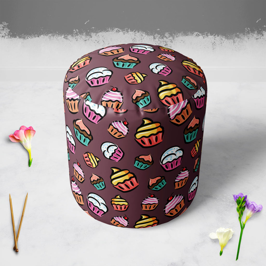 Cupcake D3 Footstool Footrest Puffy Pouffe Ottoman Bean Bag | Canvas Fabric-Footstools-FST_CB_BN-IC 5007355 IC 5007355, Ancient, Animated Cartoons, Art and Paintings, Caricature, Cartoons, Cuisine, Digital, Digital Art, Drawing, Food, Food and Beverage, Food and Drink, Graphic, Historical, Illustrations, Love, Medieval, Patterns, Retro, Romance, Signs, Signs and Symbols, Vintage, cupcake, d3, footstool, footrest, puffy, pouffe, ottoman, bean, bag, canvas, fabric, cupcakes, pattern, candy, backdrop, backgrou