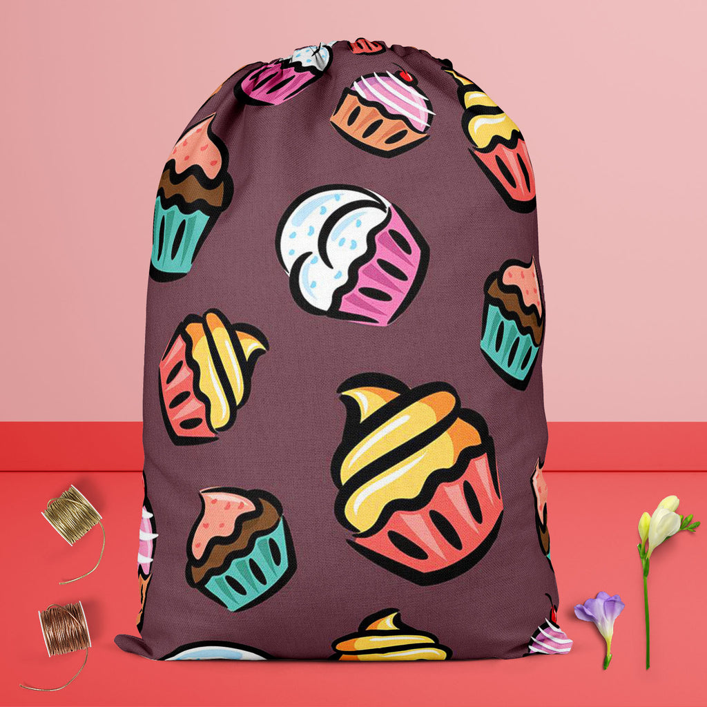 Cupcake D3 Reusable Sack Bag | Bag for Gym, Storage, Vegetable & Travel-Drawstring Sack Bags-SCK_FB_DS-IC 5007355 IC 5007355, Ancient, Animated Cartoons, Art and Paintings, Caricature, Cartoons, Cuisine, Digital, Digital Art, Drawing, Food, Food and Beverage, Food and Drink, Graphic, Historical, Illustrations, Love, Medieval, Patterns, Retro, Romance, Signs, Signs and Symbols, Vintage, cupcake, d3, reusable, sack, bag, for, gym, storage, vegetable, travel, cupcakes, pattern, candy, backdrop, background, bak