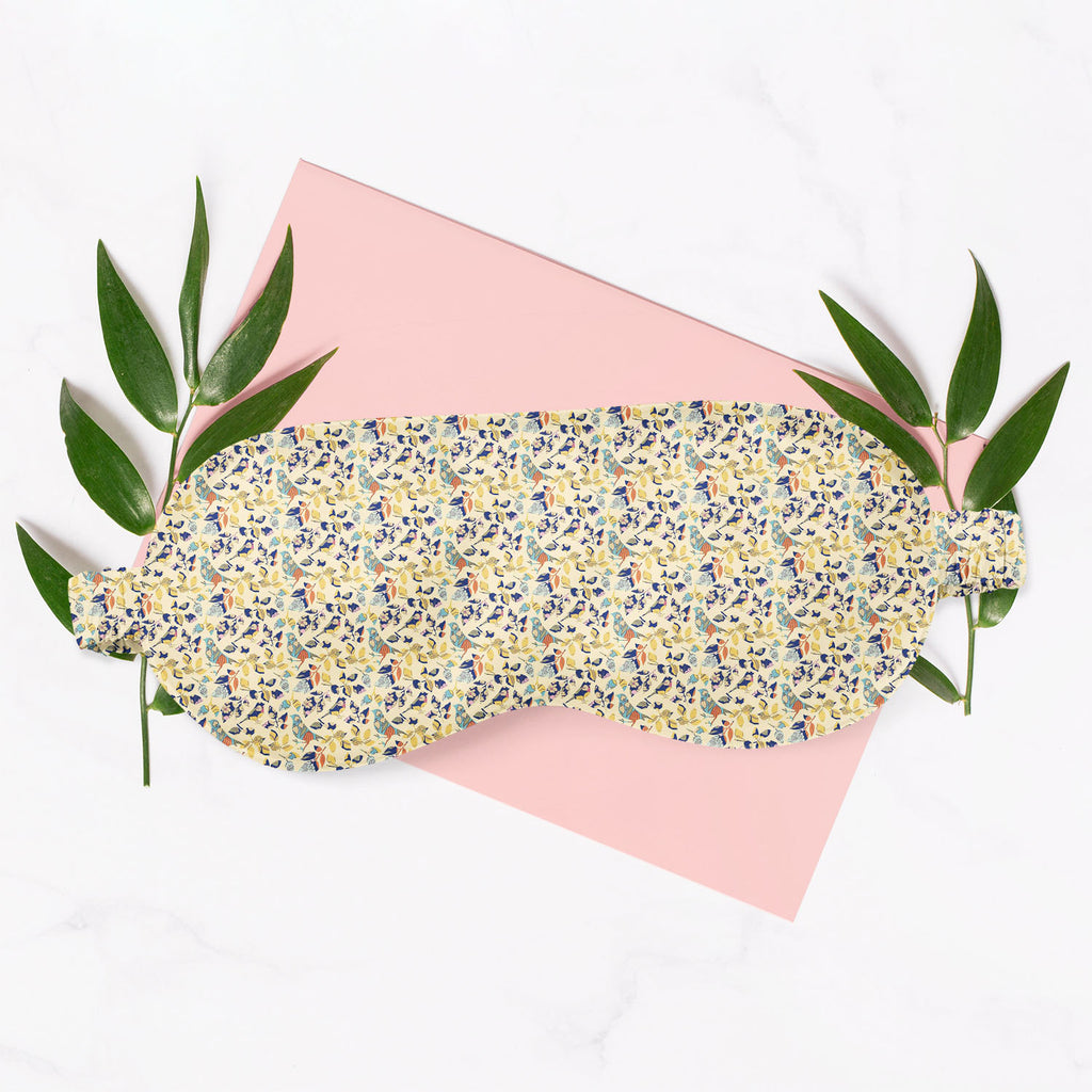Chirping Birds Sleeping Eye Pad Blackout Eye Cover | Soft Anti-Allergic Eco-Friendly Natural Mulberry Silk Fabric-Sleep Masks-MSK_SL_BS-IC 5007356 IC 5007356, Abstract Expressionism, Abstracts, Ancient, Art and Paintings, Asian, Birds, Botanical, Decorative, Drawing, Floral, Flowers, Historical, Illustrations, Japanese, Medieval, Modern Art, Nature, Patterns, Retro, Seasons, Semi Abstract, Signs, Signs and Symbols, Symbols, Vintage, chirping, sleeping, eye, pad, blackout, cover, soft, anti-allergic, eco-fri