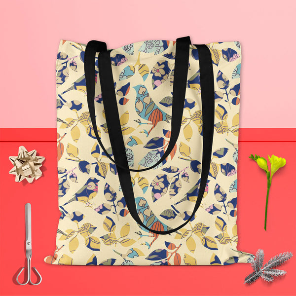 Chirping Birds Tote Bag Shoulder Purse | Multipurpose-Tote Bags Basic-TOT_FB_BS-IC 5007356 IC 5007356, Abstract Expressionism, Abstracts, Ancient, Art and Paintings, Asian, Birds, Botanical, Decorative, Drawing, Floral, Flowers, Historical, Illustrations, Japanese, Medieval, Modern Art, Nature, Patterns, Retro, Seasons, Semi Abstract, Signs, Signs and Symbols, Symbols, Vintage, chirping, tote, bag, shoulder, purse, cotton, canvas, fabric, multipurpose, abstract, art, asia, background, banner, bird, blue, br
