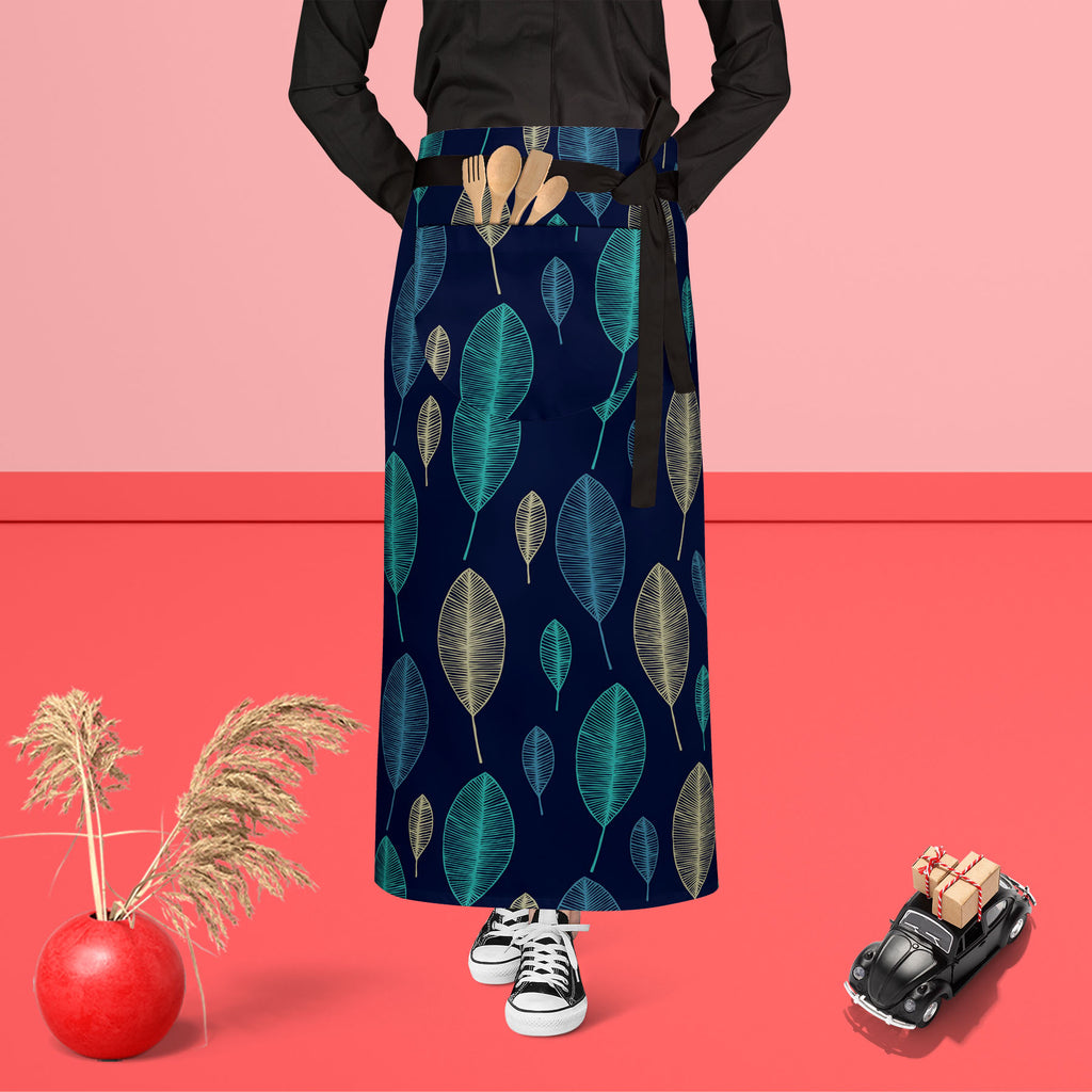 Linear Leaves Apron | Adjustable, Free Size & Waist Tiebacks-Aprons Waist to Feet-APR_WS_FT-IC 5007357 IC 5007357, Animated Cartoons, Art and Paintings, Baby, Botanical, Children, Comics, Decorative, Digital, Digital Art, Fantasy, Floral, Flowers, Graphic, Hand Drawn, Kids, Nature, Patterns, Scandinavian, Scenic, Signs, Signs and Symbols, linear, leaves, apron, adjustable, free, size, waist, tiebacks, art, artistic, bloom, blue, child, comic, curly, curtain, cute, day, element, fabric, design, flower, garde