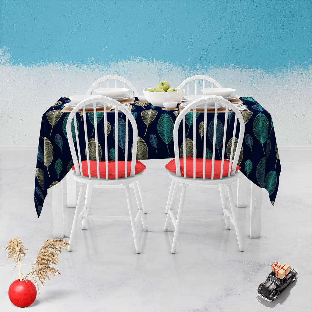 Linear Leaves Table Cloth Cover-Table Covers-CVR_TB_NR-IC 5007357 IC 5007357, Animated Cartoons, Art and Paintings, Baby, Botanical, Children, Comics, Decorative, Digital, Digital Art, Fantasy, Floral, Flowers, Graphic, Hand Drawn, Kids, Nature, Patterns, Scandinavian, Scenic, Signs, Signs and Symbols, linear, leaves, table, cloth, cover, art, artistic, bloom, blue, child, comic, curly, curtain, cute, day, element, fabric, design, flower, garden, green, hand, drawn, happy, leaf, line, mess, ornament, orname