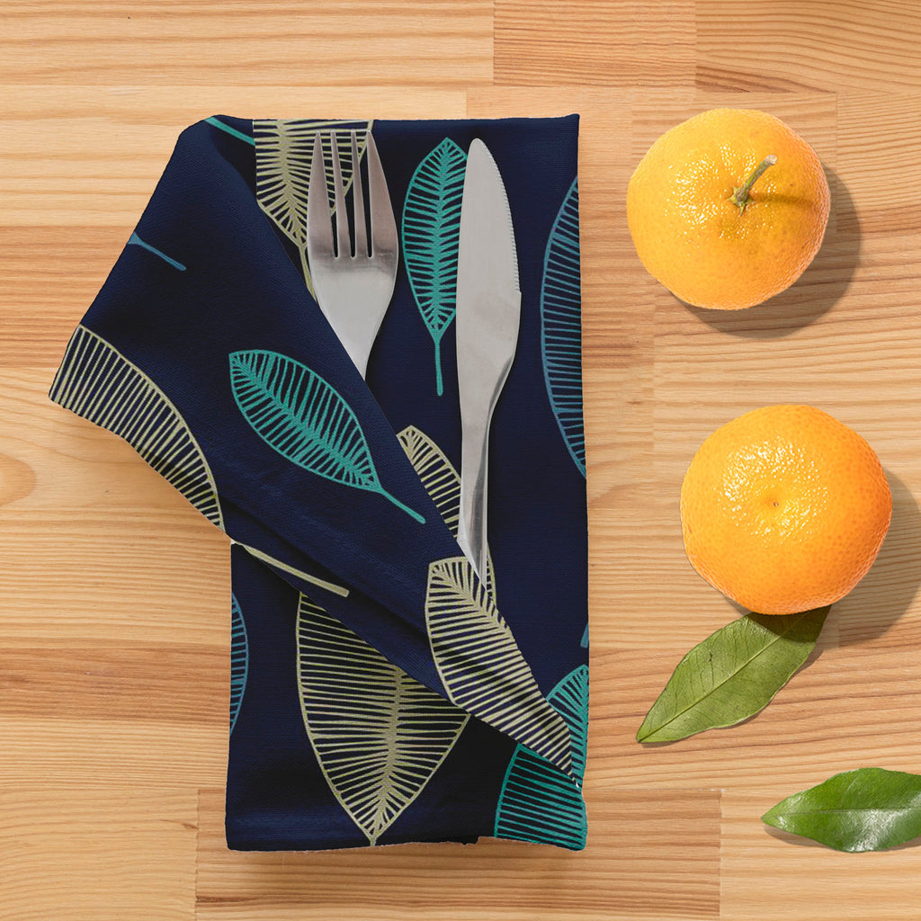 Linear Leaves Table Napkin-Table Napkins-NAP_TB-IC 5007357 IC 5007357, Animated Cartoons, Art and Paintings, Baby, Botanical, Children, Comics, Decorative, Digital, Digital Art, Fantasy, Floral, Flowers, Graphic, Hand Drawn, Kids, Nature, Patterns, Scandinavian, Scenic, Signs, Signs and Symbols, linear, leaves, table, napkin, art, artistic, bloom, blue, child, comic, curly, curtain, cute, day, element, fabric, design, flower, garden, green, hand, drawn, happy, leaf, line, mess, ornament, ornamental, ornate,