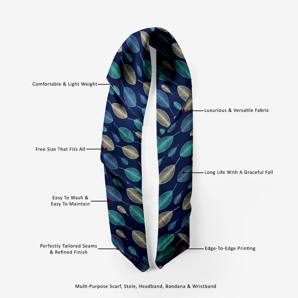 Linear Leaves Printed Scarf | Neckwear Balaclava | Girls & Women | Soft Poly Fabric-Scarfs Basic-SCF_FB_BS-IC 5007357 IC 5007357, Animated Cartoons, Art and Paintings, Baby, Botanical, Children, Comics, Decorative, Digital, Digital Art, Fantasy, Floral, Flowers, Graphic, Hand Drawn, Kids, Nature, Patterns, Scandinavian, Scenic, Signs, Signs and Symbols, linear, leaves, printed, scarf, neckwear, balaclava, girls, women, soft, poly, fabric, art, artistic, bloom, blue, child, comic, curly, curtain, cute, day, 