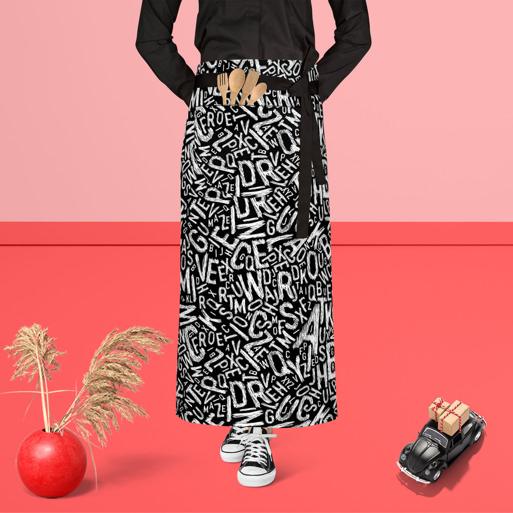 Alphabets Apron | Adjustable, Free Size & Waist Tiebacks-Aprons Waist to Feet-APR_WS_FT-IC 5007359 IC 5007359, Alphabets, Art and Paintings, Black, Black and White, Calligraphy, Decorative, Digital, Digital Art, Education, Geometric, Geometric Abstraction, Graphic, Illustrations, Patterns, Schools, Signs, Signs and Symbols, Symbols, Text, Universities, White, apron, adjustable, free, size, waist, tiebacks, alphabet, art, background, bold, cover, decoration, design, edit, editable, element, endless, fabric, 