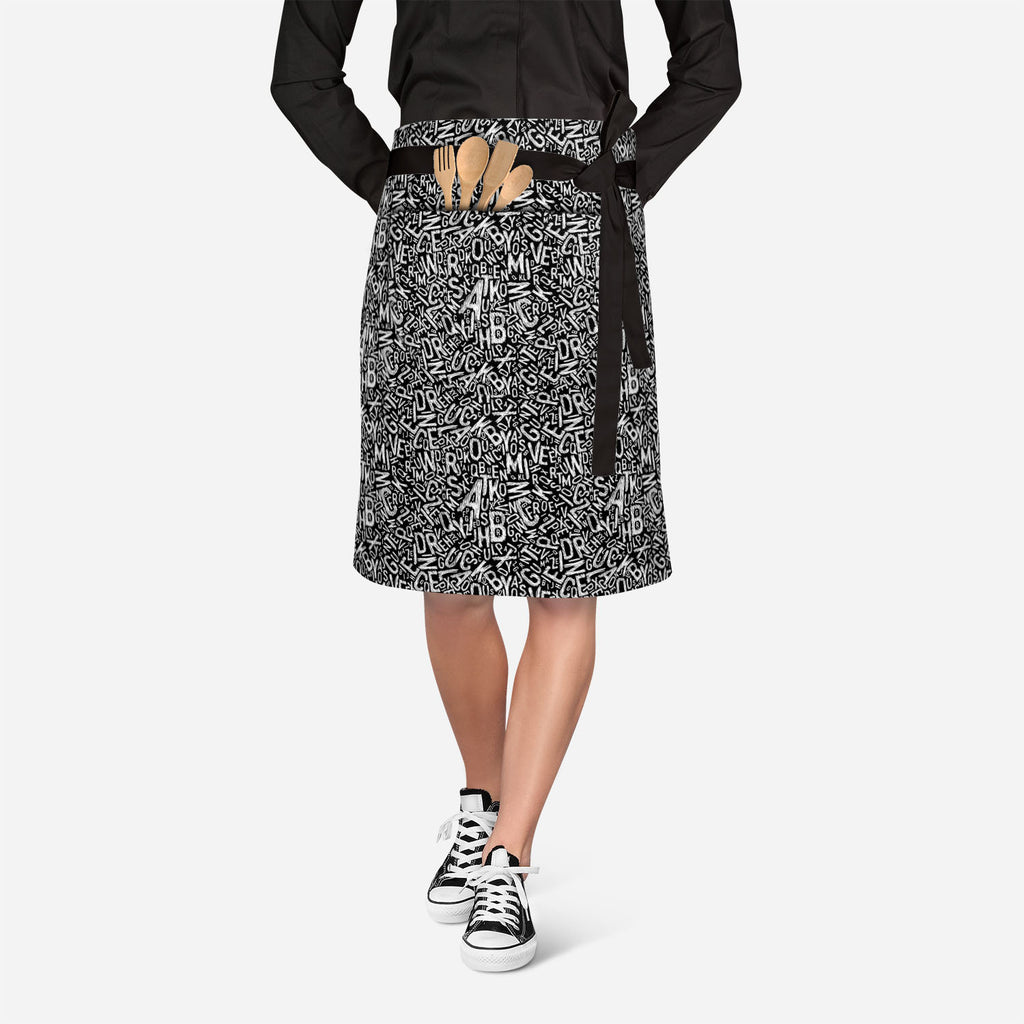 Alphabets Apron | Adjustable, Free Size & Waist Tiebacks-Apron Waist to Feet-APR_WS_KN-IC 5007359 IC 5007359, Alphabets, Art and Paintings, Black, Black and White, Calligraphy, Decorative, Digital, Digital Art, Education, Geometric, Geometric Abstraction, Graphic, Illustrations, Patterns, Schools, Signs, Signs and Symbols, Symbols, Text, Universities, White, apron, adjustable, free, size, waist, tiebacks, alphabet, art, background, bold, cover, decoration, design, edit, editable, element, endless, fabric, f