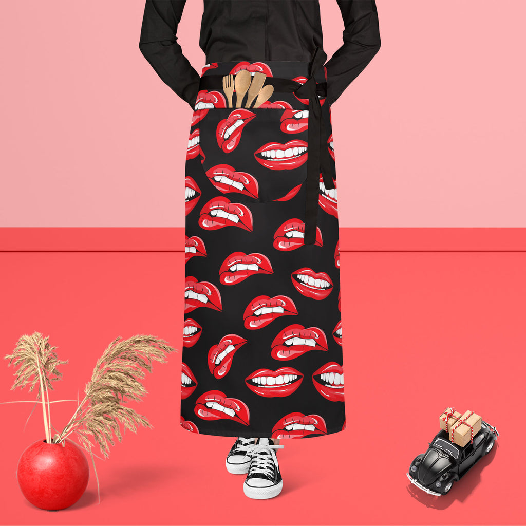 Lips D1 Apron | Adjustable, Free Size & Waist Tiebacks-Aprons Waist to Feet-APR_WS_FT-IC 5007360 IC 5007360, Art and Paintings, Illustrations, Love, Modern Art, Patterns, People, Pop Art, Romance, Signs, Signs and Symbols, lips, d1, apron, adjustable, free, size, waist, tiebacks, pop, art, mouth, modern, background, beauty, color, colorful, cosmetic, design, desire, emotions, female, fun, funny, girl, illustration, kiss, laughter, lipstick, lover, makeup, open, paint, pattern, print, pucker, red, repeat, re