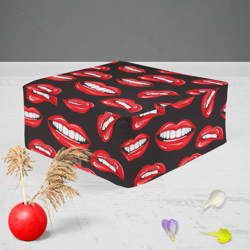 Lips D1 Footstool Footrest Puffy Pouffe Ottoman Bean Bag | Canvas Fabric-Footstools-FST_CB_BN-IC 5007360 IC 5007360, Art and Paintings, Illustrations, Love, Modern Art, Patterns, People, Pop Art, Romance, Signs, Signs and Symbols, lips, d1, footstool, footrest, puffy, pouffe, ottoman, bean, bag, canvas, fabric, pop, art, mouth, modern, background, beauty, color, colorful, cosmetic, design, desire, emotions, female, fun, funny, girl, illustration, kiss, laughter, lipstick, lover, makeup, open, paint, pattern