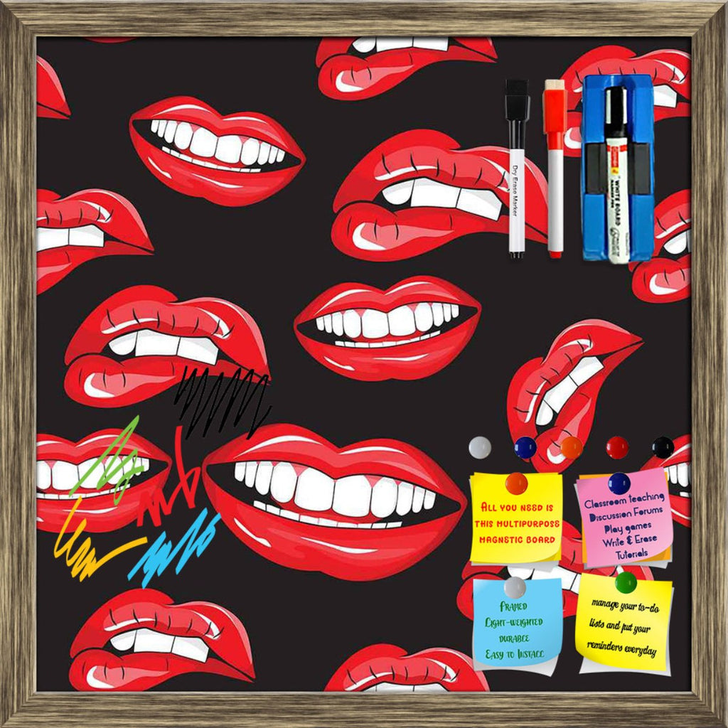 Lips Framed Magnetic Dry Erase Board | Combo with Magnet Buttons & Markers-Magnetic Boards Framed-MGB_FR-IC 5007360 IC 5007360, Art and Paintings, Illustrations, Love, Modern Art, Patterns, People, Pop Art, Romance, Signs, Signs and Symbols, lips, framed, magnetic, dry, erase, board, printed, whiteboard, with, 4, magnets, 2, markers, 1, duster, pop, art, mouth, modern, background, beauty, color, colorful, cosmetic, design, desire, emotions, female, fun, funny, girl, illustration, kiss, laughter, lipstick, l