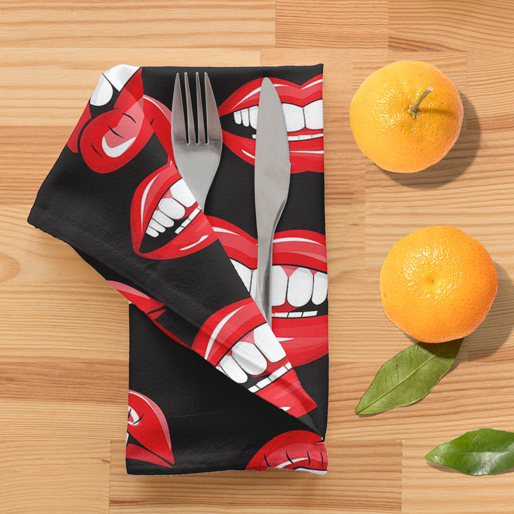 Lips D1 Table Napkin-Table Napkins-NAP_TB-IC 5007360 IC 5007360, Art and Paintings, Illustrations, Love, Modern Art, Patterns, People, Pop Art, Romance, Signs, Signs and Symbols, lips, d1, table, napkin, pop, art, mouth, modern, background, beauty, color, colorful, cosmetic, design, desire, emotions, female, fun, funny, girl, illustration, kiss, laughter, lipstick, lover, makeup, open, paint, pattern, print, pucker, red, repeat, repetition, seamless, shout, smile, smooch, teeth, textile, textured, tint, val