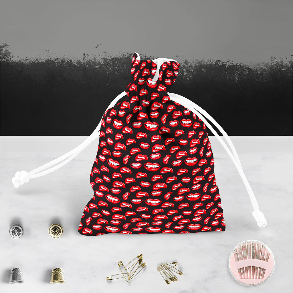 Lips D1 Pouch Wrist Potli Bag | Bag for Weddings & Casual Parties-Drawstring Pouches-PCH_FB_DS-IC 5007360 IC 5007360, Art and Paintings, Illustrations, Love, Modern Art, Patterns, People, Pop Art, Romance, Signs, Signs and Symbols, lips, d1, pouch, wrist, potli, bag, for, weddings, casual, parties, pop, art, mouth, modern, background, beauty, color, colorful, cosmetic, design, desire, emotions, female, fun, funny, girl, illustration, kiss, laughter, lipstick, lover, makeup, open, paint, pattern, print, puck