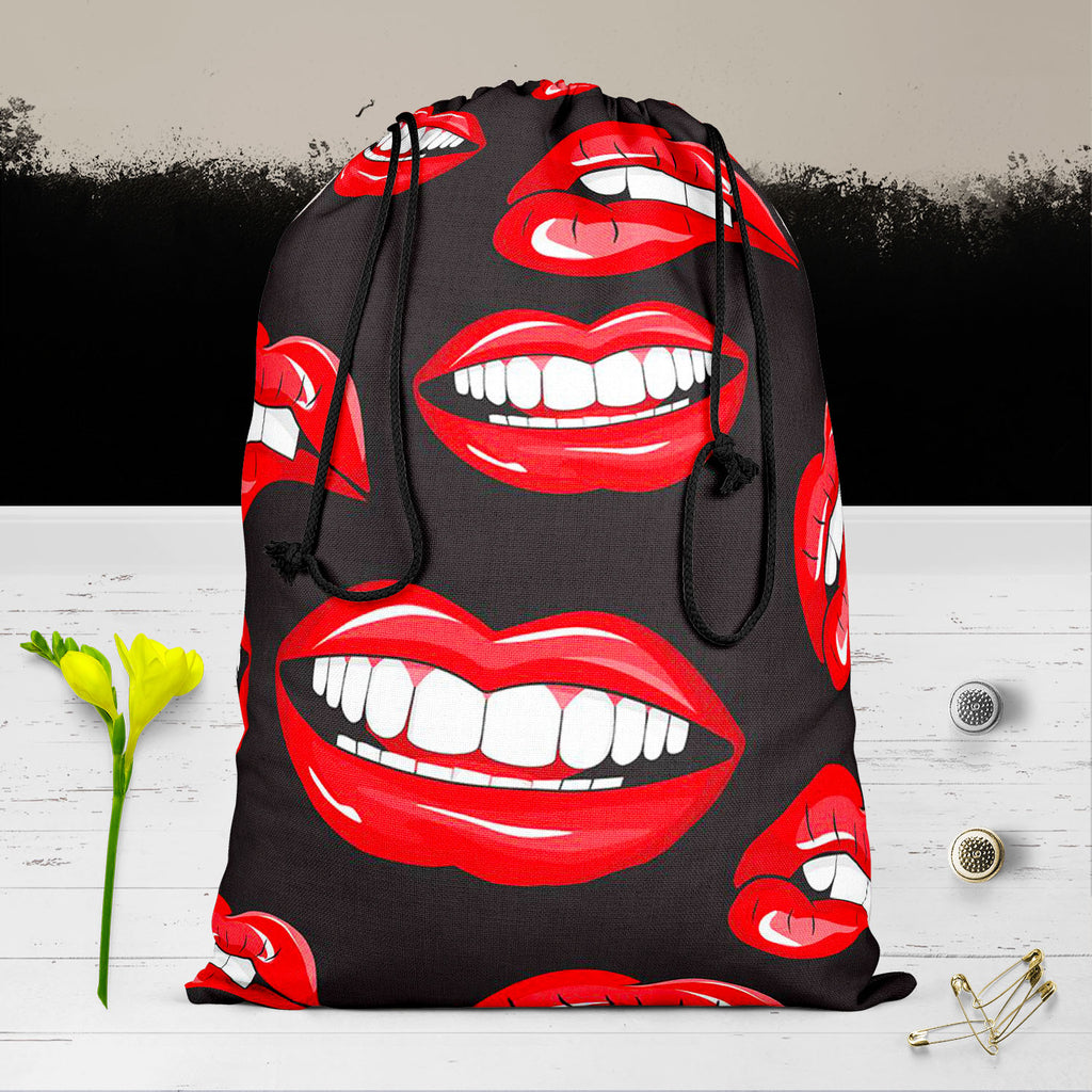 Lips D1 Reusable Sack Bag | Bag for Gym, Storage, Vegetable & Travel-Drawstring Sack Bags-SCK_FB_DS-IC 5007360 IC 5007360, Art and Paintings, Illustrations, Love, Modern Art, Patterns, People, Pop Art, Romance, Signs, Signs and Symbols, lips, d1, reusable, sack, bag, for, gym, storage, vegetable, travel, pop, art, mouth, modern, background, beauty, color, colorful, cosmetic, design, desire, emotions, female, fun, funny, girl, illustration, kiss, laughter, lipstick, lover, makeup, open, paint, pattern, print