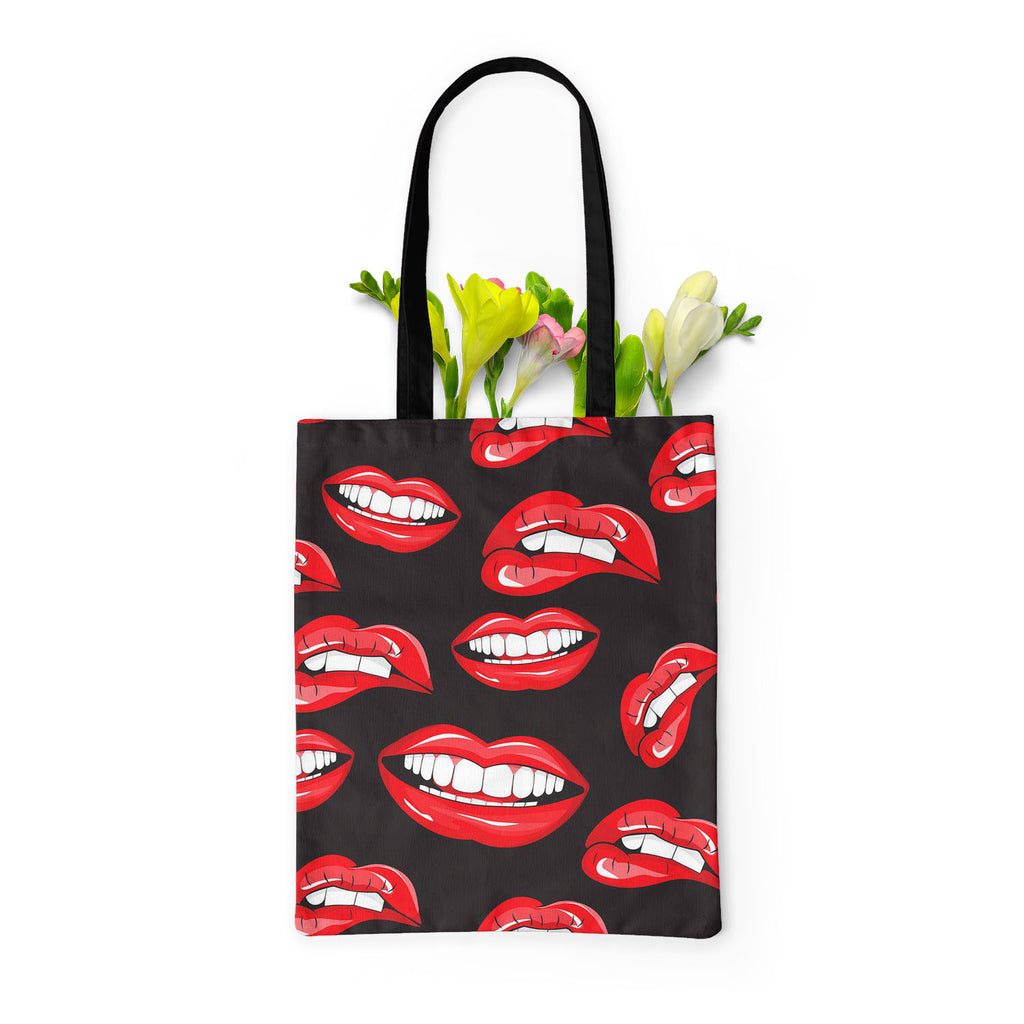 Lips D1 Tote Bag Shoulder Purse | Multipurpose-Tote Bags Basic-TOT_FB_BS-IC 5007360 IC 5007360, Art and Paintings, Illustrations, Love, Modern Art, Patterns, People, Pop Art, Romance, Signs, Signs and Symbols, lips, d1, tote, bag, shoulder, purse, multipurpose, pop, art, mouth, modern, background, beauty, color, colorful, cosmetic, design, desire, emotions, female, fun, funny, girl, illustration, kiss, laughter, lipstick, lover, makeup, open, paint, pattern, print, pucker, red, repeat, repetition, seamless,