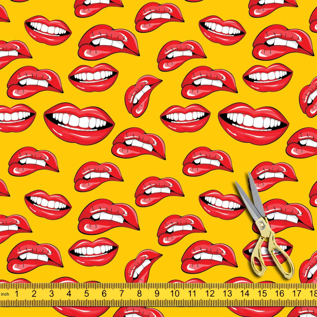 Lips Upholstery Fabric by Metre | For Sofa, Curtains, Cushions, Furnishing, Craft, Dress Material-Upholstery Fabrics-FAB_RW-IC 5007361 IC 5007361, Art and Paintings, Illustrations, Love, Modern Art, Patterns, People, Pop Art, Romance, Signs, Signs and Symbols, lips, upholstery, fabric, by, metre, for, sofa, curtains, cushions, furnishing, craft, dress, material, pop, art, background, beauty, color, colorful, cosmetic, design, desire, emotions, female, fun, funny, girl, illustration, kiss, laughter, lipstick