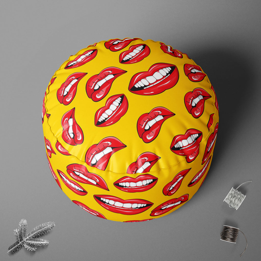 Lips D2 Footstool Footrest Puffy Pouffe Ottoman Bean Bag | Canvas Fabric-Footstools-FST_CB_BN-IC 5007361 IC 5007361, Art and Paintings, Illustrations, Love, Modern Art, Patterns, People, Pop Art, Romance, Signs, Signs and Symbols, lips, d2, footstool, footrest, puffy, pouffe, ottoman, bean, bag, canvas, fabric, pop, art, background, beauty, color, colorful, cosmetic, design, desire, emotions, female, fun, funny, girl, illustration, kiss, laughter, lipstick, lover, makeup, modern, mouth, open, paint, pattern