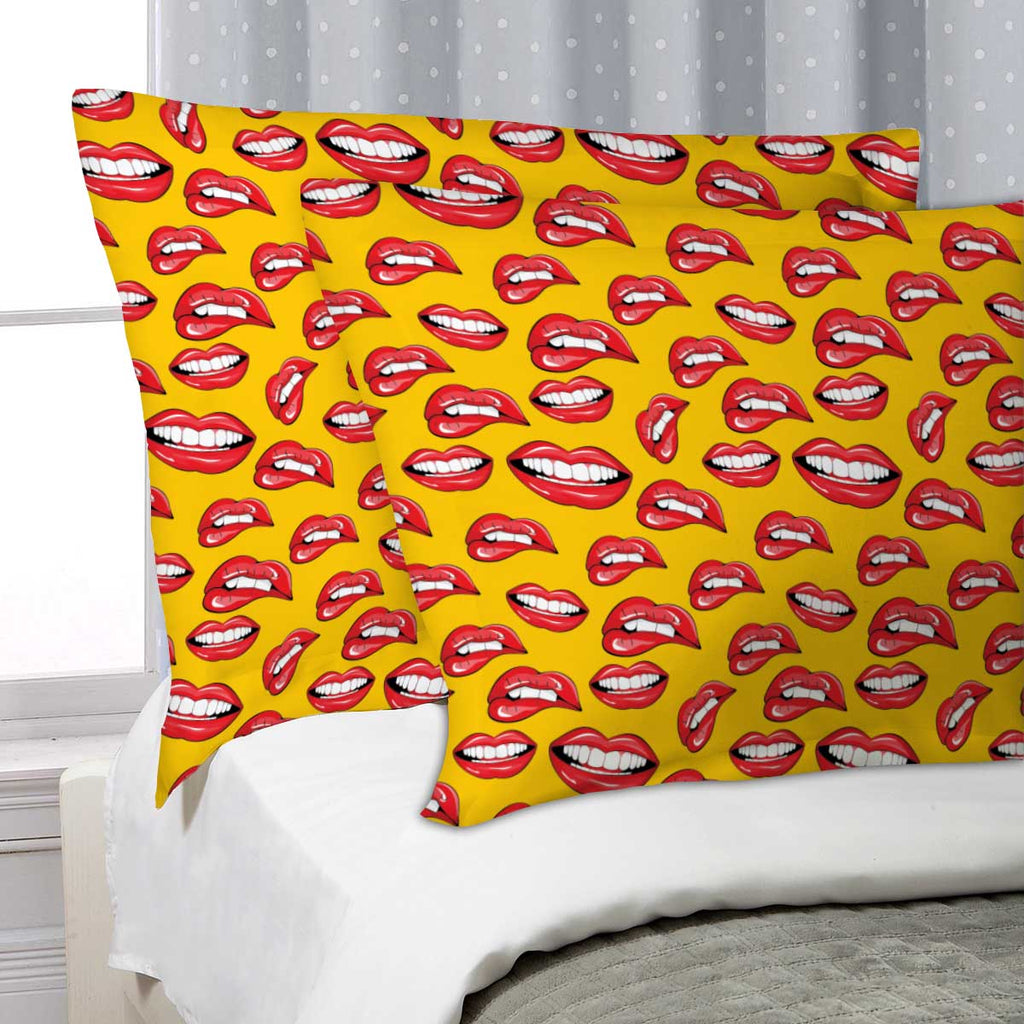 ArtzFolio Lips D2 Pillow Cover Case-Pillow Cases-AZHFR18689275PIL_CV_L-Image Code 5007361 Vishnu Image Folio Pvt Ltd, IC 5007361, ArtzFolio, Pillow Cases, Adult, Fashion, Digital Art, lips, d2, pillow, cover, case, seamless, pattern, pillow cover, pillow case cover, linen pillow cover, printed pillow cover, pillow for bedroom, living room pillow covers, standard pillow case covers, pitaara box, throw pillow cover, 2 pcs satin pillow cover set, pillow covers 27x18, decorative pillow cover sets, amazonbasics,