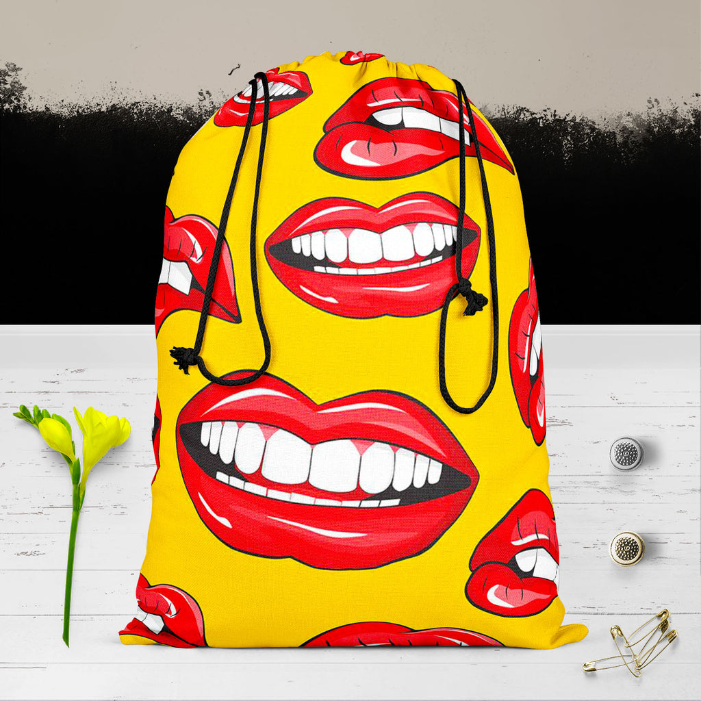 Lips D2 Reusable Sack Bag | Bag for Gym, Storage, Vegetable & Travel-Drawstring Sack Bags-SCK_FB_DS-IC 5007361 IC 5007361, Art and Paintings, Illustrations, Love, Modern Art, Patterns, People, Pop Art, Romance, Signs, Signs and Symbols, lips, d2, reusable, sack, bag, for, gym, storage, vegetable, travel, pop, art, background, beauty, color, colorful, cosmetic, design, desire, emotions, female, fun, funny, girl, illustration, kiss, laughter, lipstick, lover, makeup, modern, mouth, open, paint, pattern, print