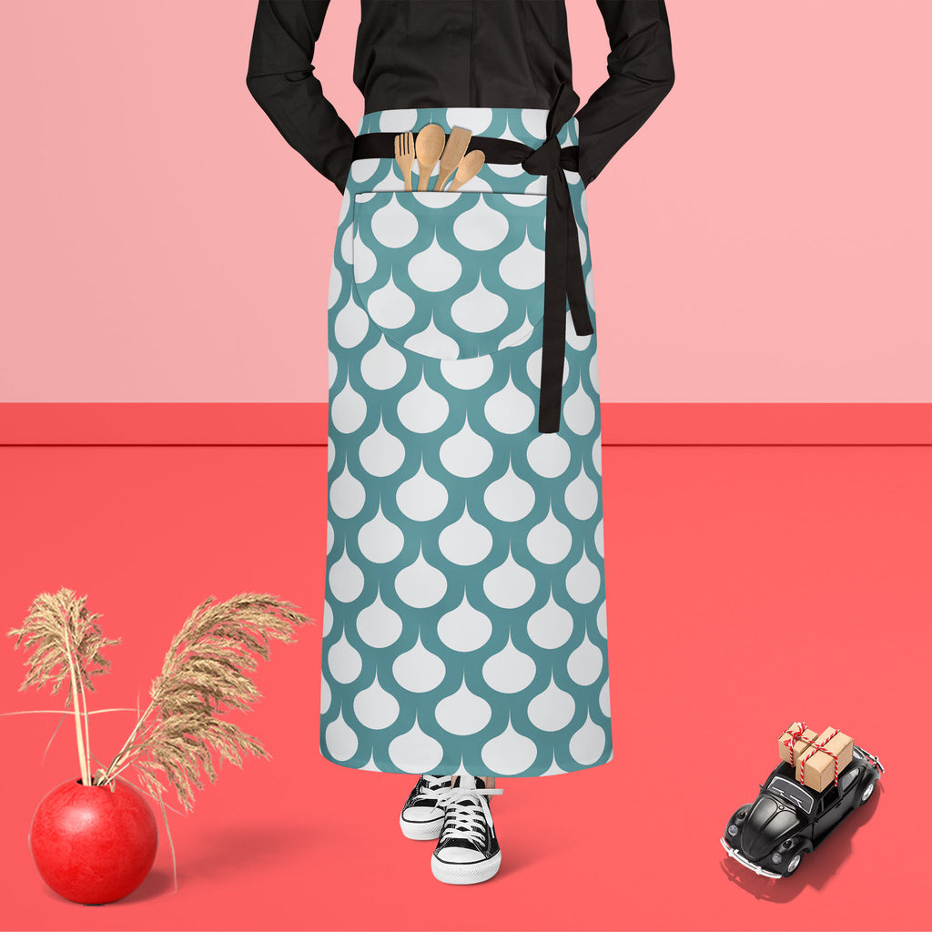 Abstract Ornament D2 Apron | Adjustable, Free Size & Waist Tiebacks - Aprons Waist to Feet - ArtzFolio.com