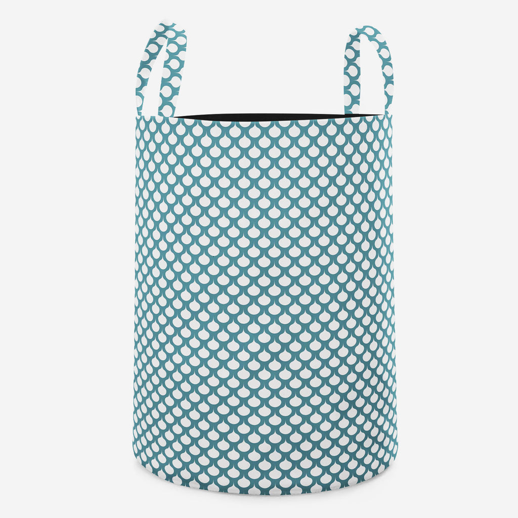 Abstract Ornament Foldable Open Storage Bin | Organizer Box, Toy Basket, Shelf Box, Laundry Bag | Canvas Fabric - Storage Bins - ArtzFolio.com