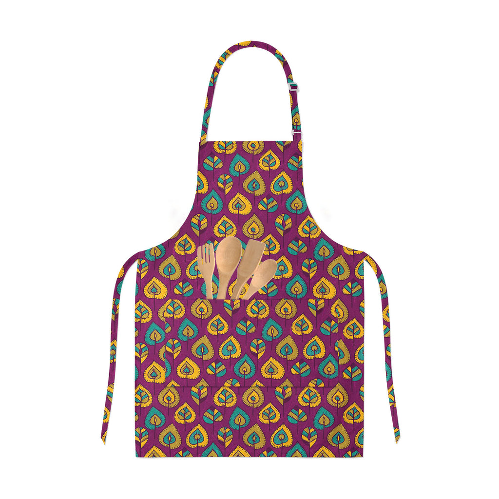 Stylized Leaves Apron | Adjustable, Free Size & Waist Tiebacks-Aprons Neck to Knee-APR_NK_KN-IC 5007364 IC 5007364, Abstract Expressionism, Abstracts, Ancient, Animated Cartoons, Art and Paintings, Botanical, Caricature, Cartoons, Decorative, Digital, Digital Art, Drawing, Fashion, Floral, Flowers, Graphic, Hand Drawn, Historical, Illustrations, Medieval, Modern Art, Nature, Patterns, Retro, Scenic, Seasons, Semi Abstract, Signs, Signs and Symbols, Vintage, stylized, leaves, apron, adjustable, free, size, w