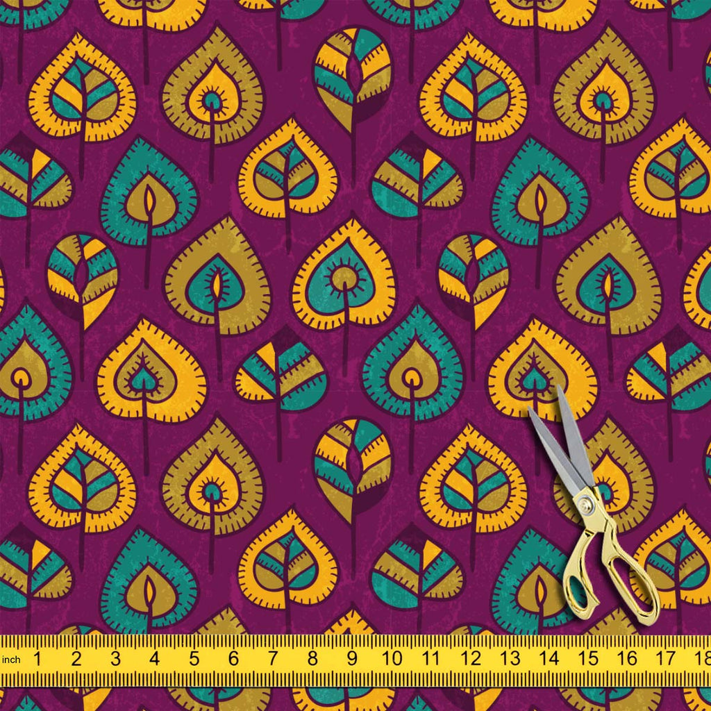 Stylized Leaves Upholstery Fabric by Metre | For Sofa, Curtains, Cushions, Furnishing, Craft, Dress Material-Upholstery Fabrics-FAB_RW-IC 5007364 IC 5007364, Abstract Expressionism, Abstracts, Ancient, Animated Cartoons, Art and Paintings, Botanical, Caricature, Cartoons, Decorative, Digital, Digital Art, Drawing, Fashion, Floral, Flowers, Graphic, Hand Drawn, Historical, Illustrations, Medieval, Modern Art, Nature, Patterns, Retro, Scenic, Seasons, Semi Abstract, Signs, Signs and Symbols, Vintage, stylized