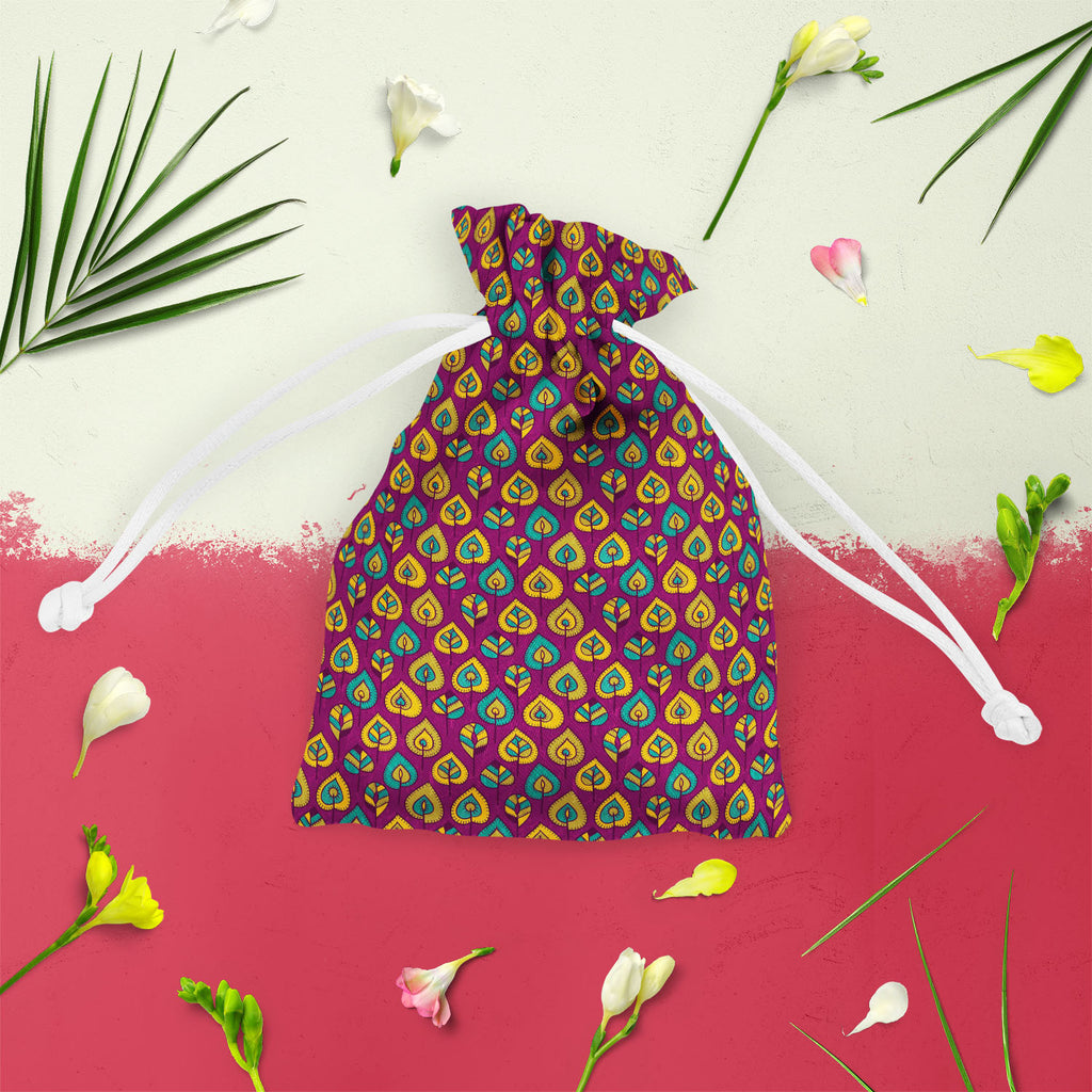 Stylized Leaves D1 Pouch Wrist Potli Bag | Bag for Weddings & Casual Parties-Drawstring Pouches-PCH_FB_DS-IC 5007364 IC 5007364, Abstract Expressionism, Abstracts, Ancient, Animated Cartoons, Art and Paintings, Botanical, Caricature, Cartoons, Decorative, Digital, Digital Art, Drawing, Fashion, Floral, Flowers, Graphic, Hand Drawn, Historical, Illustrations, Medieval, Modern Art, Nature, Patterns, Retro, Scenic, Seasons, Semi Abstract, Signs, Signs and Symbols, Vintage, stylized, leaves, d1, pouch, wrist, p