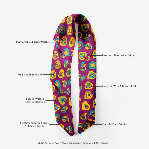 Stylized Leaves Printed Scarf | Neckwear Balaclava | Girls & Women | Soft Poly Fabric-Scarfs Basic-SCF_FB_BS-IC 5007364 IC 5007364, Abstract Expressionism, Abstracts, Ancient, Animated Cartoons, Art and Paintings, Botanical, Caricature, Cartoons, Decorative, Digital, Digital Art, Drawing, Fashion, Floral, Flowers, Graphic, Hand Drawn, Historical, Illustrations, Medieval, Modern Art, Nature, Patterns, Retro, Scenic, Seasons, Semi Abstract, Signs, Signs and Symbols, Vintage, stylized, leaves, printed, scarf, 