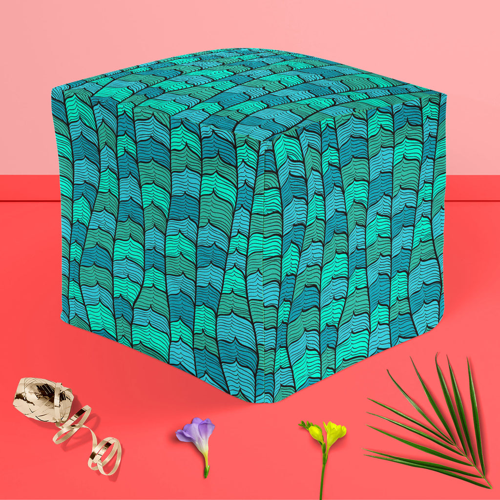 Blue Waves Footstool Footrest Puffy Pouffe Ottoman Bean Bag | Canvas Fabric-Footstools-FST_CB_BN-IC 5007366 IC 5007366, Abstract Expressionism, Abstracts, Ancient, Animated Cartoons, Art and Paintings, Black, Black and White, Caricature, Cartoons, Digital, Digital Art, Drawing, Graphic, Historical, Illustrations, Medieval, Nature, Paintings, Patterns, Scenic, Semi Abstract, Signs, Signs and Symbols, Symbols, Vintage, blue, waves, footstool, footrest, puffy, pouffe, ottoman, bean, bag, canvas, fabric, abstra