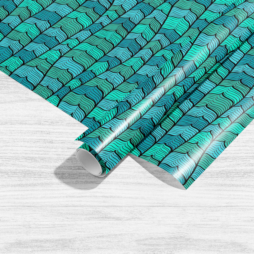 Blue Waves Art & Craft Gift Wrapping Paper-Wrapping Papers-WRP_PP-IC 5007366 IC 5007366, Abstract Expressionism, Abstracts, Ancient, Animated Cartoons, Art and Paintings, Black, Black and White, Caricature, Cartoons, Digital, Digital Art, Drawing, Graphic, Historical, Illustrations, Medieval, Nature, Paintings, Patterns, Scenic, Semi Abstract, Signs, Signs and Symbols, Symbols, Vintage, blue, waves, art, craft, gift, wrapping, paper, abstract, backdrop, background, cartoon, cloud, color, contemporary, curle