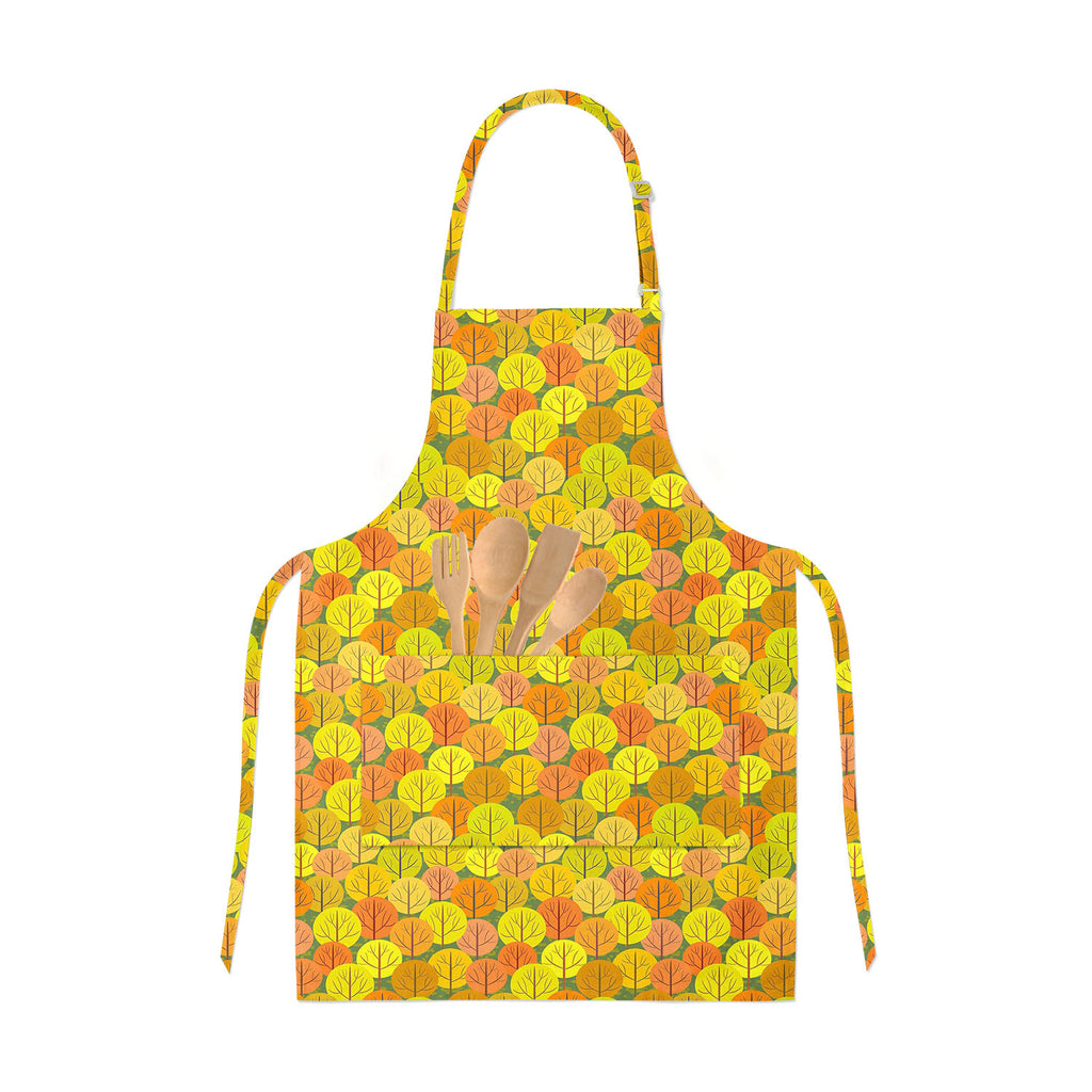 Autumn Forest Apron | Adjustable, Free Size & Waist Tiebacks-Aprons Neck to Knee-APR_NK_KN-IC 5007367 IC 5007367, Abstract Expressionism, Abstracts, Art and Paintings, Botanical, Floral, Flowers, Illustrations, Landscapes, Modern Art, Nature, Patterns, Rural, Scenic, Seasons, Semi Abstract, Signs, Signs and Symbols, autumn, forest, apron, adjustable, free, size, waist, tiebacks, abstract, art, background, beautiful, beauty, branch, bright, brown, color, colorful, crown, decoration, design, endless, fall, fl