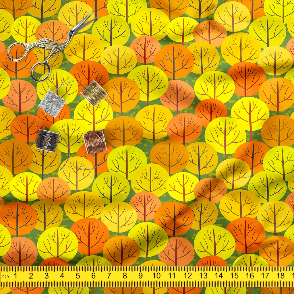 Autumn Forest D5 Upholstery Fabric by Metre | For Sofa, Curtains, Cushions, Furnishing, Craft, Dress Material-Upholstery Fabrics-FAB_RW-IC 5007367 IC 5007367, Abstract Expressionism, Abstracts, Art and Paintings, Botanical, Floral, Flowers, Illustrations, Landscapes, Modern Art, Nature, Patterns, Rural, Scenic, Seasons, Semi Abstract, Signs, Signs and Symbols, autumn, forest, d5, upholstery, fabric, by, metre, for, sofa, curtains, cushions, furnishing, craft, dress, material, abstract, art, background, beau